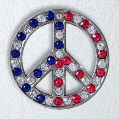 Peace Sign Crystal